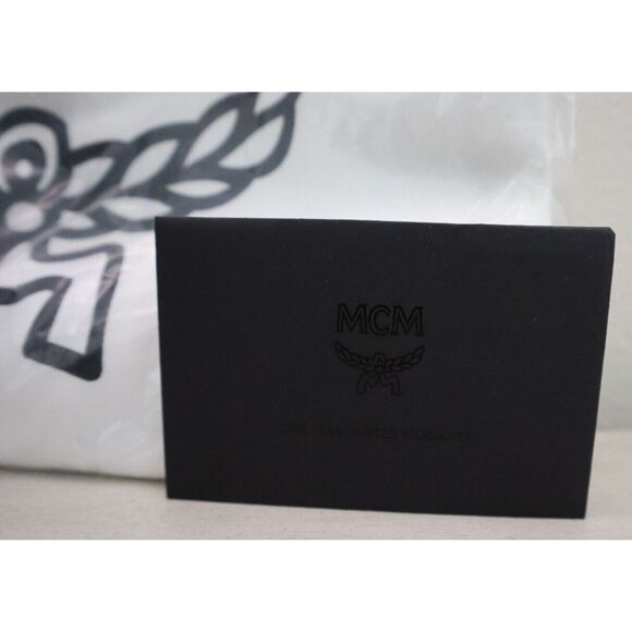 MCM Unisex Medium Size Yellow/Black Cubic Logo Backpack $795 - Picture 4 of 16